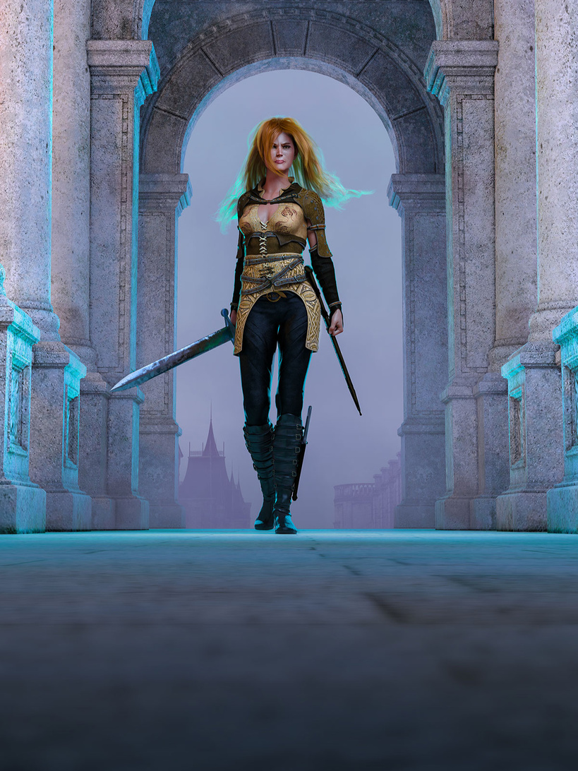 Artwork for a premade fantasy cover