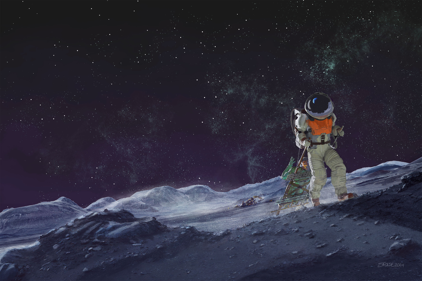 Painting for Ultimate Conclusions by Karl K. Gallagher