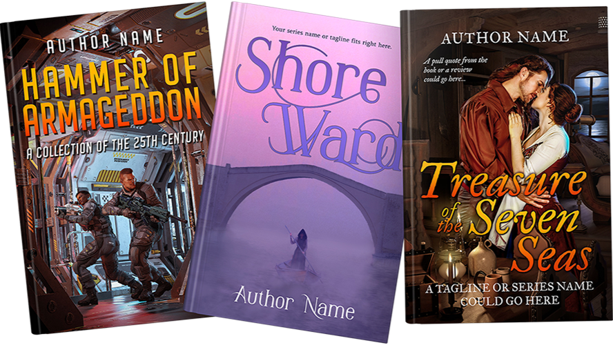 Examples of premade covers.